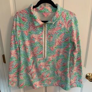 Lilly Pulitzer Skipper Popover in Lobstah Roll